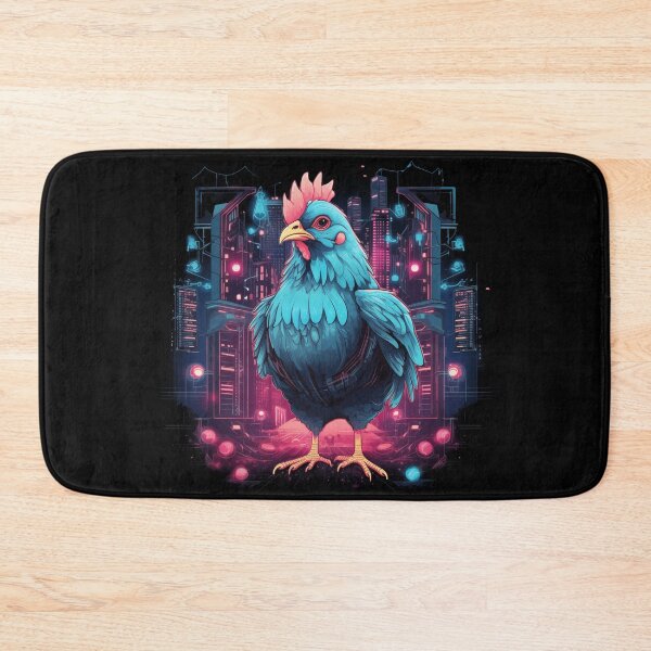 Item preview, Cyberpunk Easter Egger Chicken,  designed and sold by whiteraven-shop.