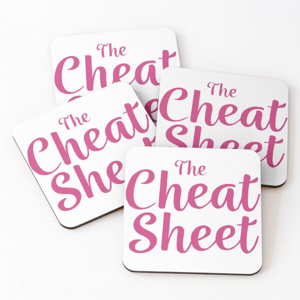 Item preview, The Cheat Sheet title designed and sold by baileyyfaith.