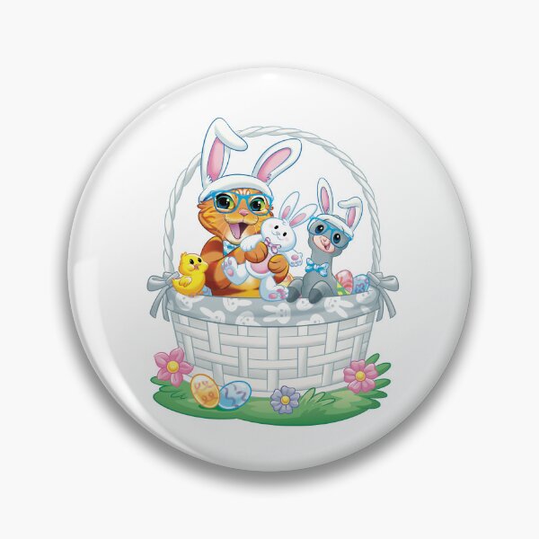 Item preview, JoJo & No Drama Llama Easter Basket Cartoon designed and sold by tigerjojo.