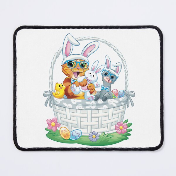 Item preview, JoJo & No Drama Llama Easter Basket Cartoon designed and sold by tigerjojo.