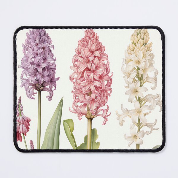Item preview, Vibrant Spring Blossoms Series: Exquisite Hyacinths Watercolor Artwork - Floral Elegance for Home Styling & Office Decor designed and sold by Peek-Designs.