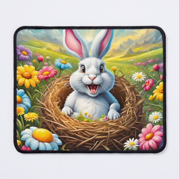 Item preview, Happy Easter - bunny in the nest designed and sold by dedoma.