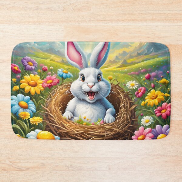 Item preview, Happy Easter - bunny in the nest designed and sold by dedoma.