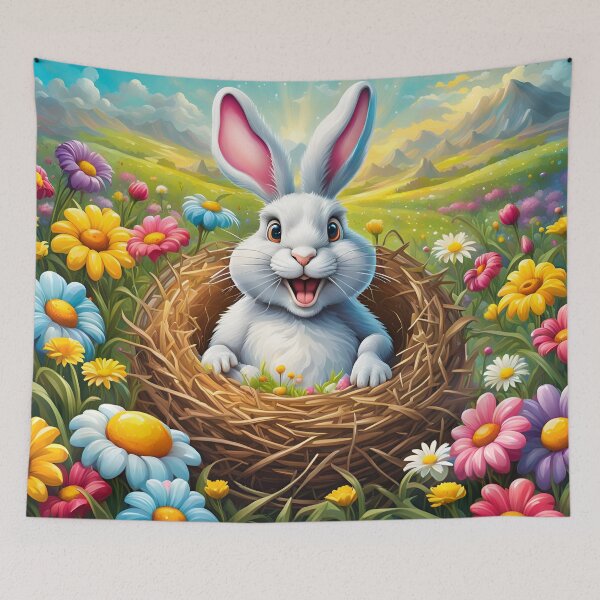Item preview, Happy Easter - bunny in the nest designed and sold by dedoma.