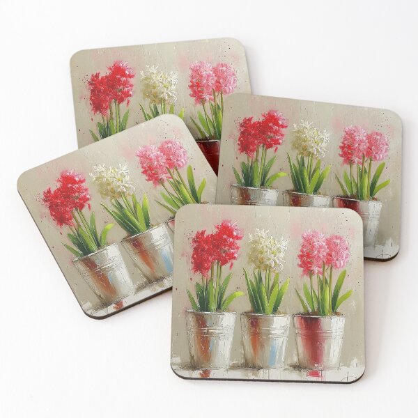 Item preview, Vibrant Spring Blossoms Series: Exquisite Hyacinths Watercolor Artwork - Floral Elegance for Home Styling & Office Decor designed and sold by Peek-Designs.