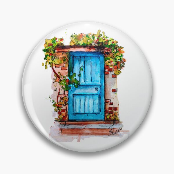 Item preview, Beautiful Blue door  designed and sold by Dr.Deepti Mundkur.