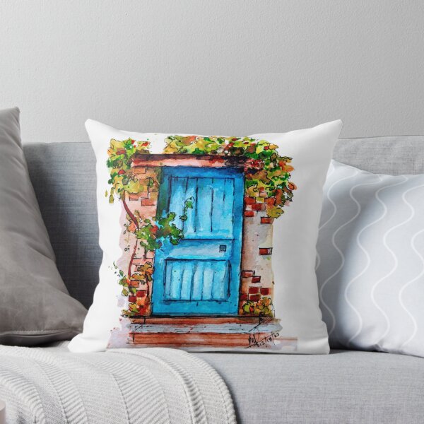 Item preview, Beautiful Blue door  designed and sold by Dr.Deepti Mundkur.