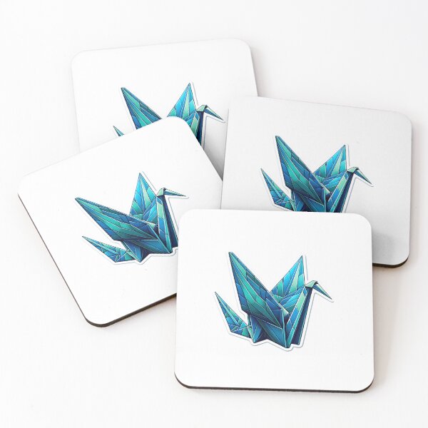 Item preview, Origami Crane Die-Cut Sticker designed and sold by mymagicstoreus.