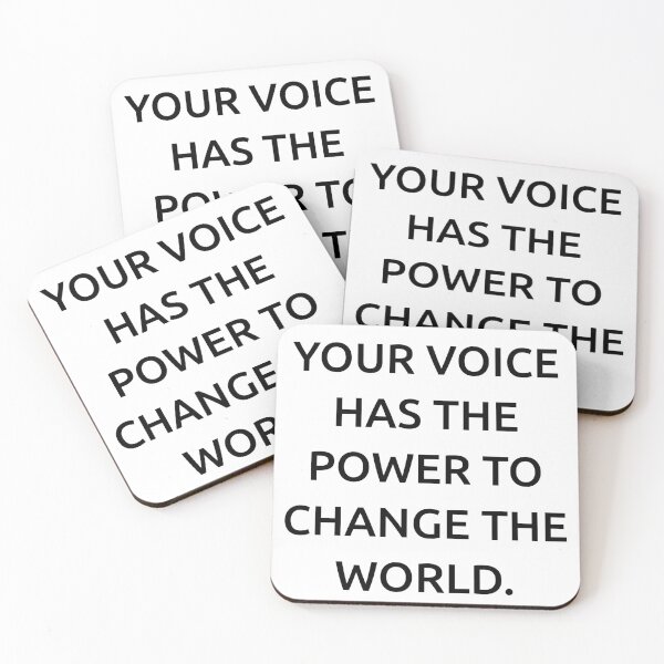 Item preview, Your voice has the power to change the world. designed and sold by IMCDT.