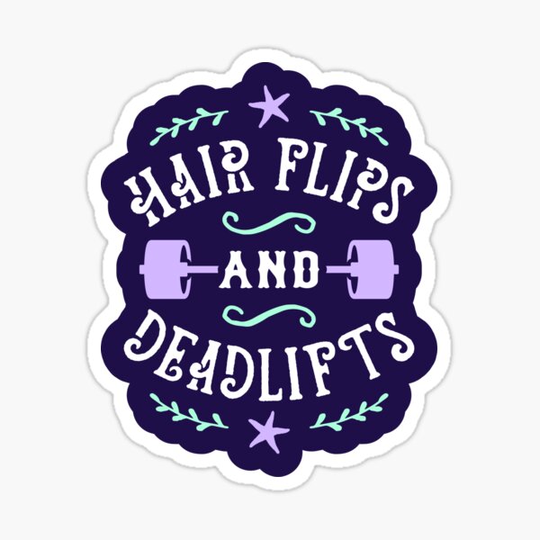 Item preview, Hair Flips And Deadlifts designed and sold by brogressproject.