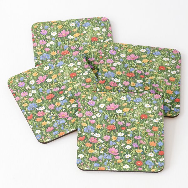 Item preview, Field of wild flowers designed and sold by WildLadyWood.