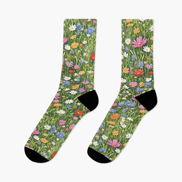 Item preview, Field of wild flowers designed and sold by WildLadyWood.