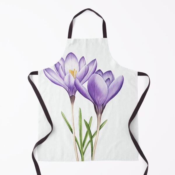 Item preview, Vibrant Spring Blossoms Series: Exquisite Crocuses Watercolor Artwork - Floral Elegance for Home Styling & Office Decor designed and sold by Peek-Designs.