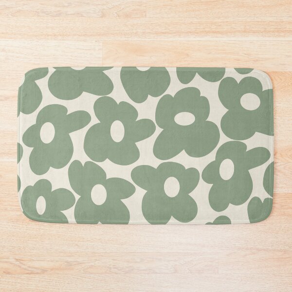 Item preview, Sage Green Groovy Flowers designed and sold by alekkar2002.