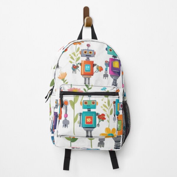 Item preview, Robots and Flowers designed and sold by DesignAFind.