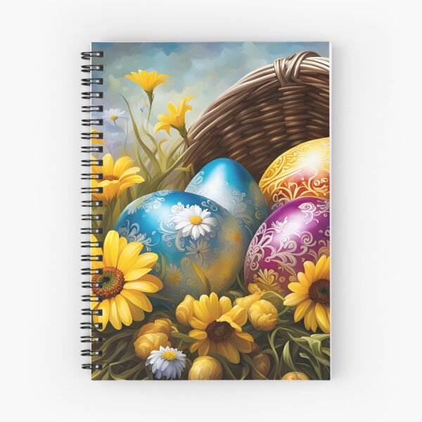 Item preview, Happy Easter - Easter basket with Easter eggs designed and sold by dedoma.