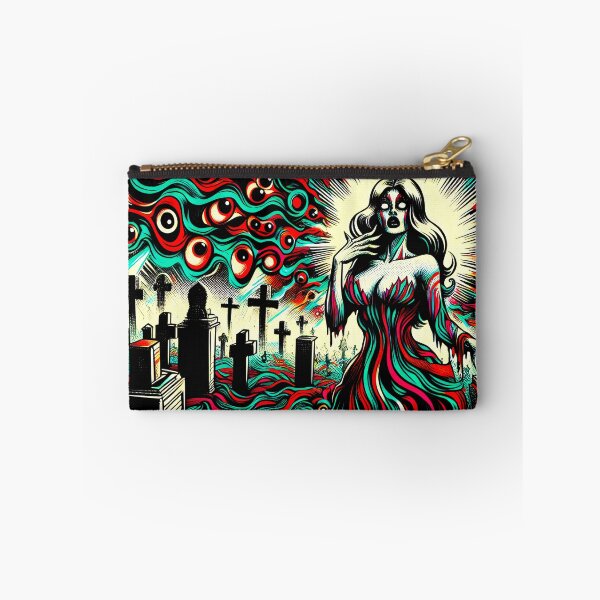 Item preview, Trippy Cosmic Psychedelic Cemetery Ghost designed and sold by AIPixelMaster.