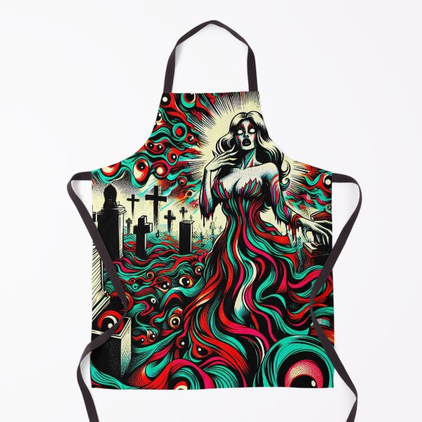 Item preview, Trippy Cosmic Psychedelic Cemetery Ghost designed and sold by AIPixelMaster.