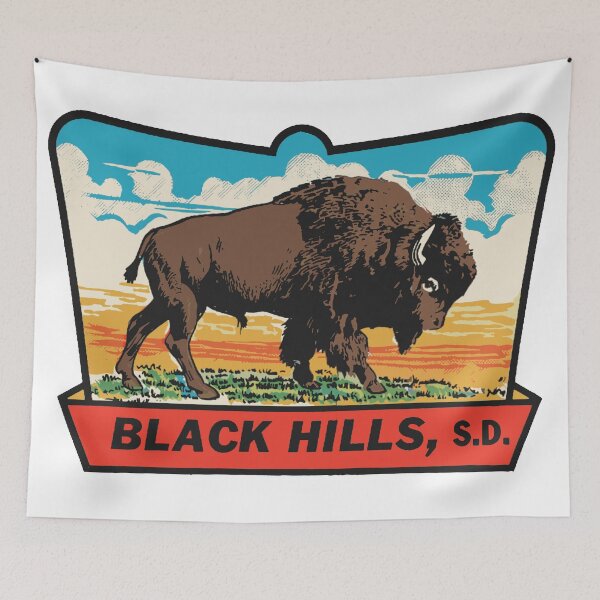 Item preview, Vintage Style Black Hills designed and sold by Decal Mania.