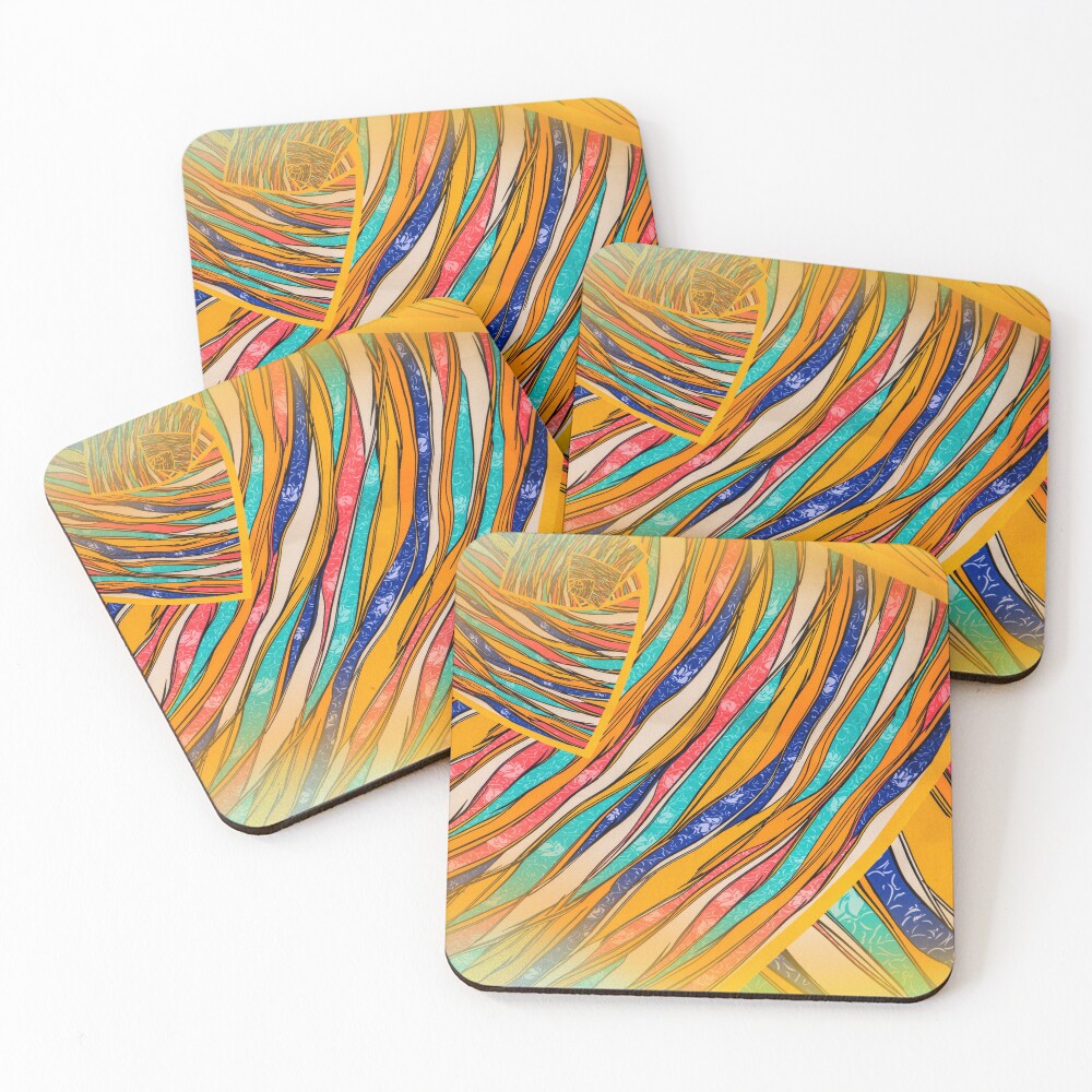 Item preview, Coasters (Set of 4) designed and sold by RainbowLetters.