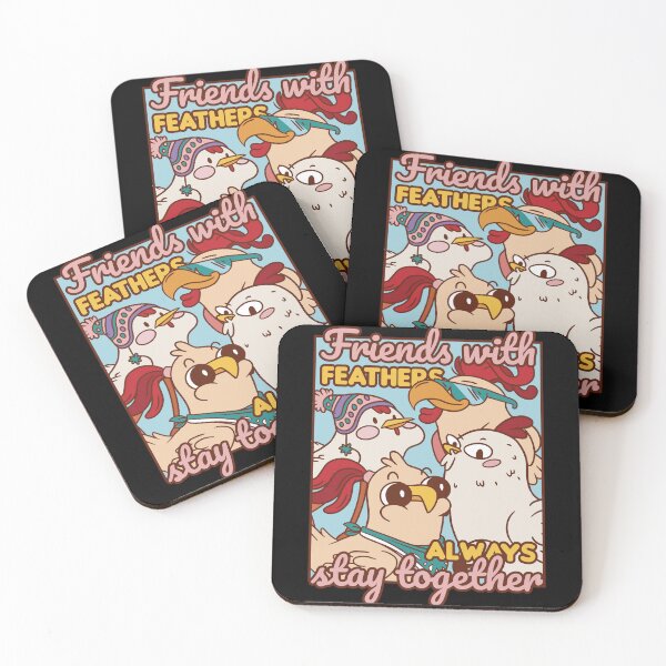 Item preview, Feathered Fellowship Whimsical Chickens and Enduring Friendship designed and sold by DrawHandArt.