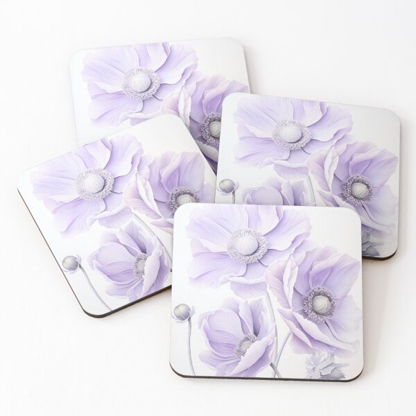 Item preview, Vibrant Spring Blossoms Series: Exquisite Anemones Watercolor Artwork - Floral Elegance for Home Styling & Office Decor designed and sold by Peek-Designs.