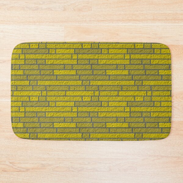 Item preview, 3D Yellow Brick with Mossy Grout Texture Pattern designed and sold by TheRulerofEarth.