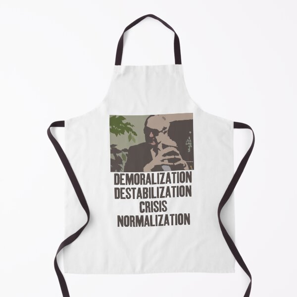 Item preview, Yuri Bezmenov Demoralization Destabilization Crisis Normalization Subversion Quote designed and sold by ChickenMamaTees.