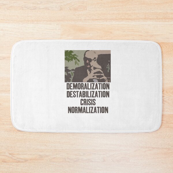 Item preview, Yuri Bezmenov Demoralization Destabilization Crisis Normalization Subversion Quote designed and sold by ChickenMamaTees.