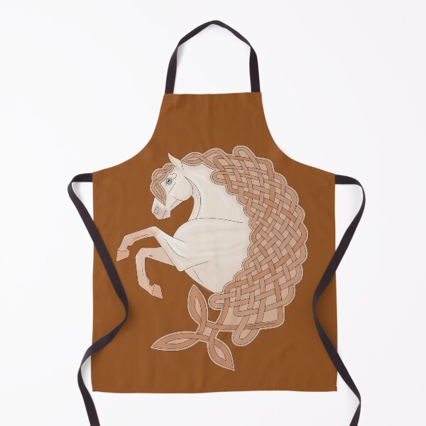 Item preview, Perlino Andalusian Horse with Celtic Knotwork Mane designed and sold by DappledMoon.