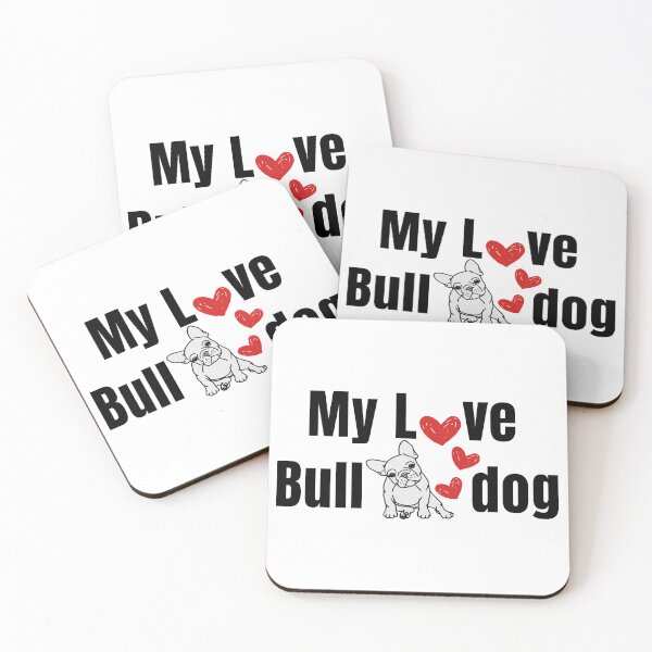 Item preview, My Heart's Companion Bulldog designed and sold by Coloreddots.