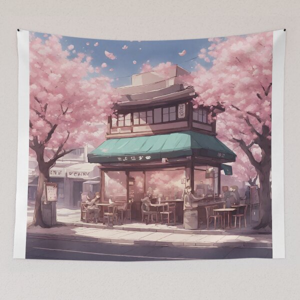 Item preview, cherry blossom coffee  designed and sold by StoreLikeVibes.