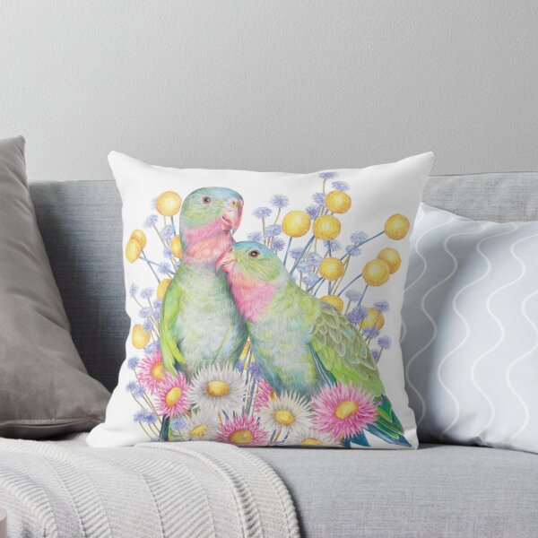Item preview, Princess Parrots - Pink Birds from the Australian Outback designed and sold by Kayla Reay.