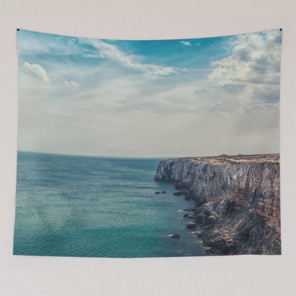 Item preview, Rocky cliff entering the ocean. Ponta de Sagres, Algarve, Portugal designed and sold by João Miguel.