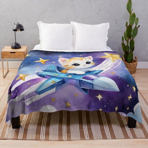 Item preview, Cat in space rocket designed and sold by YukiKenji.