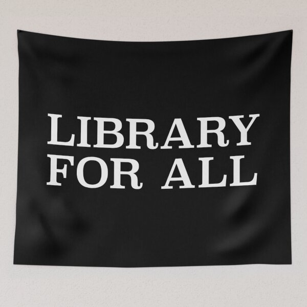 Item preview, LFA Logo - White designed and sold by LibraryForAll.