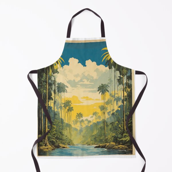 Item preview, Amazon Rainforests Brazil Vintage Poster Tourism designed and sold by TravelersGems.