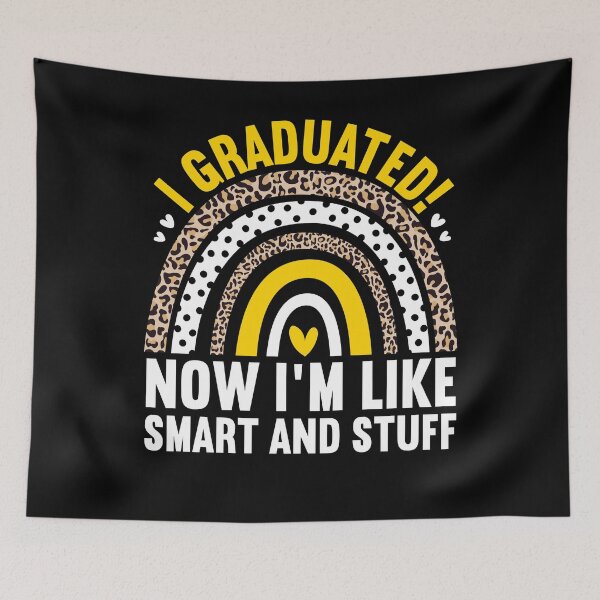 Item preview, I Graduated Now I'm Like Smart And Stuff | School Graduation designed and sold by MobyStickers.