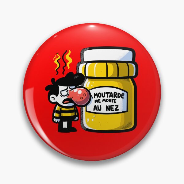 Item preview, Mustard Madness: A Nose on the Brink of Explosion designed and sold by ObjCrea123.
