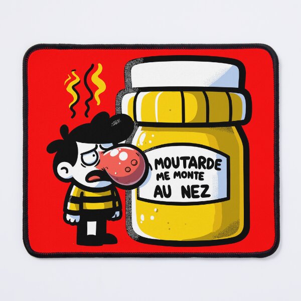 Item preview, Mustard Madness: A Nose on the Brink of Explosion designed and sold by ObjCrea123.