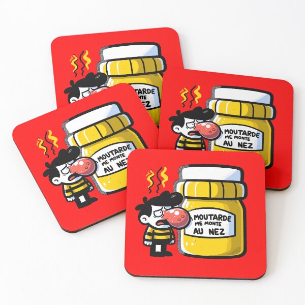 Item preview, Mustard Madness: A Nose on the Brink of Explosion designed and sold by ObjCrea123.