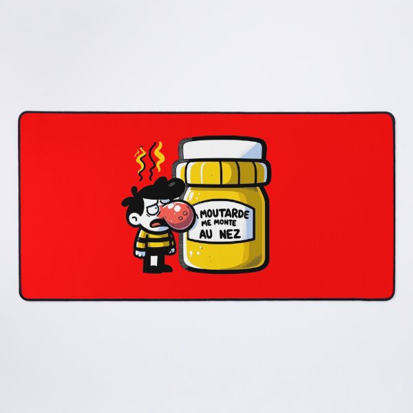 Item preview, Mustard Madness: A Nose on the Brink of Explosion designed and sold by ObjCrea123.