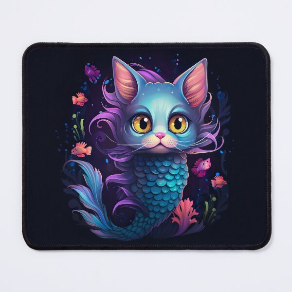Item preview, Cat Mermaid (Purrmaid) designed and sold by Yogimeister.