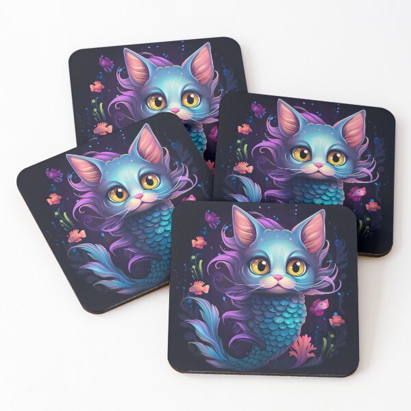 Item preview, Cat Mermaid (Purrmaid) designed and sold by Yogimeister.