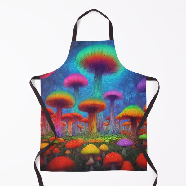 Item preview, Trippy Mushroom Forest designed and sold by treatsntrinkets.