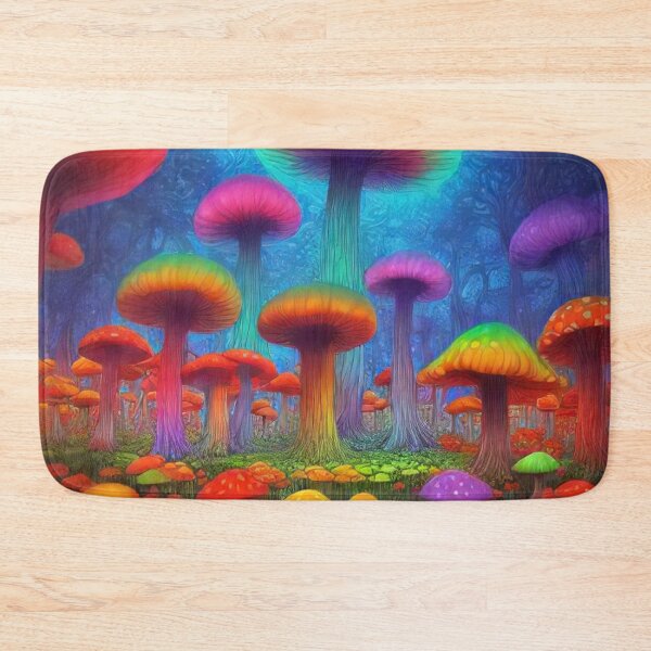 Item preview, Trippy Mushroom Forest  designed and sold by treatsntrinkets.