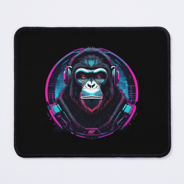 Item preview, Cyberpunk Chimpanzee, Logo Design designed and sold by Burn-Ego.