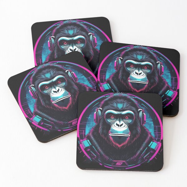 Item preview, Cyberpunk Chimpanzee, Logo Design designed and sold by Burn-Ego.