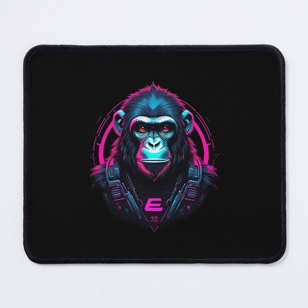 Item preview, Cyberpunk Chimpanzee, Unique Logo Design designed and sold by Burn-Ego.