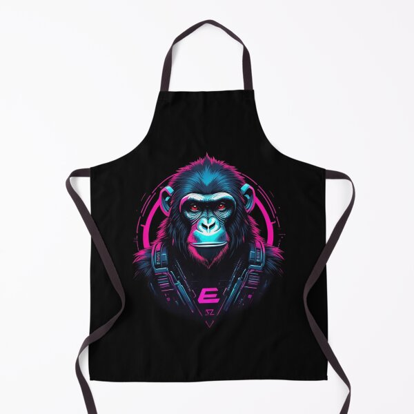 Item preview, Cyberpunk Chimpanzee, Unique Logo Design designed and sold by Burn-Ego.